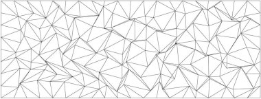 Modern sanat ve tasarım için düzensiz üçgen çizgileri olan soyut geometrik desen.