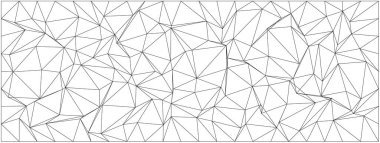 Modern tasarım kavramları için kenetlenmiş üçgenlerle soyut geometrik desen.