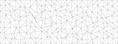 Modern tasarım ve dekorasyon için düzenlenmiş kaotik bir düzende üçgen çizgileri olan geometrik soyut desen.
