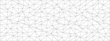 Yaratıcı tasarım için düzensiz üçgen şekilli soyut geometrik desen.