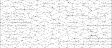 Modern tasarım arkaplanları için düzensiz üçgen şekillere sahip soyut geometrik desen.