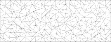 Modern arkaplan ve doku için üçgen ağ tasarımlı geometrik soyut desen.