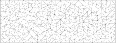 Modern sanat dekoru için tek renkli çizgilerde kaos ve düzen ile Geometrik soyut desen tasarımı.