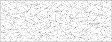 Kesişen çizgilerle soyut geometrik desen modern tasarım için kaotik şekiller yaratıyor.