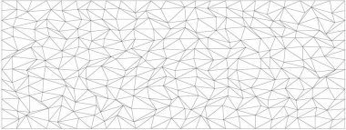 Yaratıcı tasarım ve sanatsal arkaplan kavramları için soyut üçgen çizgileri olan geometrik kaos örüntüsü.