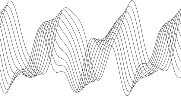 Modern sanat projelerinde dekorasyon ve yaratıcılık için soyut dalga deseni tasarımı.
