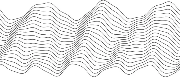 Modern minimalist projeler ve duvar sanat dekoru için soyut dalga deseni tasarımı.