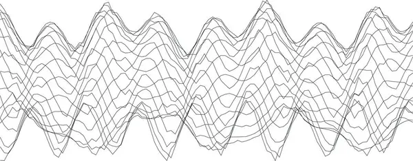 Modern tasarım ve dekorasyon için soyut geometrik dalga deseni.