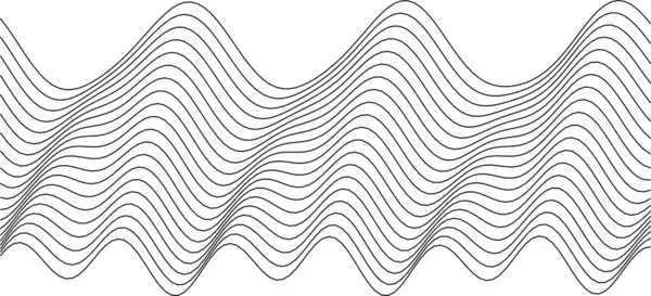 Modern sanat ve yaratıcı arka planlar için soyut dalgalı çizgi dizaynı.