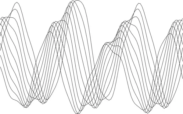 Modern dekorasyon ve sanatsal projeler için soyut dalga desen tasarımı.