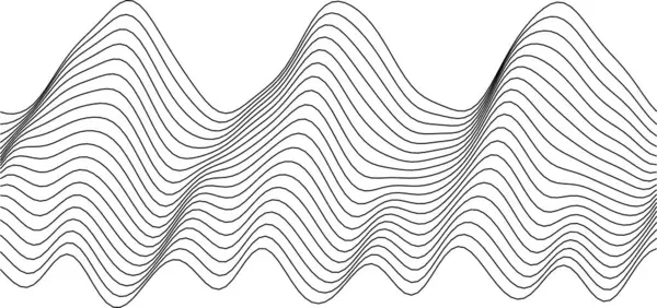 Yaratıcı projeler ve arka planlar için akış çizgileri içeren soyut dalga deseni tasarımı.