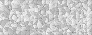 Modern arkaplan ve grafik projeleri için üçgen tasarımlı geometrik soyut desen.