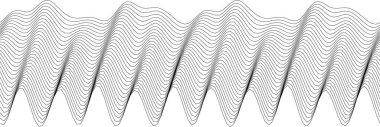 Modern tasarım projeleri için geometrik çizgilerle soyut dalga deseni.