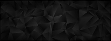 Modern tasarım kavramları veya minimalist sanat projeleri için soyut geometrik kara kaos arka planı.