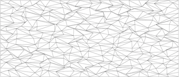 Modern tasarım ve sanat projeleri için üçgenleri ve çizgileri olan soyut geometrik kaos düzeni.