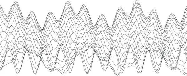 Modern sanat ve dijital arkaplanlar için soyut dalga desen tasarımı.