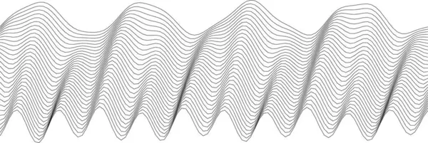 Grafik tasarım ve dekorasyon için katmanlı çizgileri olan soyut dalga deseni.