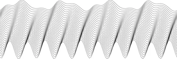 Modern tasarım projeleri için geometrik çizgilerle soyut dalga deseni.