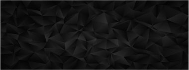 Yaratıcı tasarım uygulamaları için koyu çokgen şekilli soyut geometrik desen.