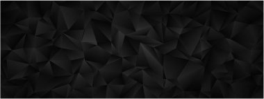Modern tasarım arkaplanları için koyu çokgen şekilli soyut geometrik desen.