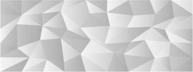 Modern tasarım ve dekorasyon için gri çokgen şekilli soyut geometrik arkaplan.