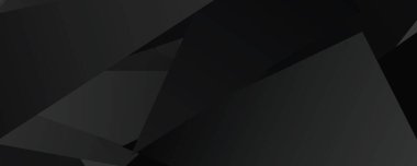 Üst üste binen çokgen şekilli soyut geometrik siyah arkaplan.