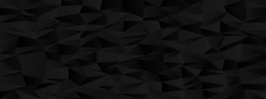 Modern tasarım için koyu tonlarda soyut geometrik çokgen desen.