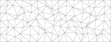 Modern tasarım ve sanat projeleri için üçgen şekilli soyut geometrik desen.