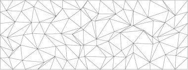 Modern arkaplan tasarımı için dinamik açısal çizgileri olan soyut geometrik kaos deseni.