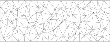 Modern arkaplan ve dokular için üçgen şekilli soyut geometrik desen tasarımı.