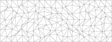 Modern tasarım ve dekorasyon için çokgen üçgenleri ve çizgileri olan geometrik soyut sanat.