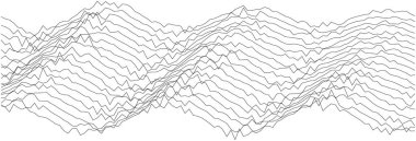 Yaratıcı projeler ve arkaplanlar için soyut dalga desen tasarımı.