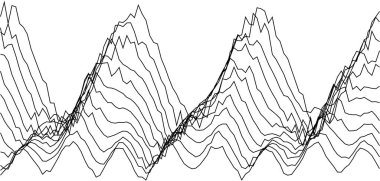 Yaratıcı arka planlar ve görsel projeler için soyut dalga desen tasarımı.
