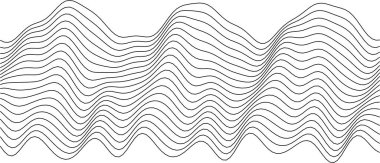 Modern tasarım konsepti ve yaratıcı arkaplan için eğri çizgileri olan soyut dalga deseni.