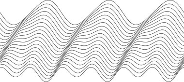 Çağdaş tasarım projeleri için dinamik eğrileri olan soyut dalga deseni.