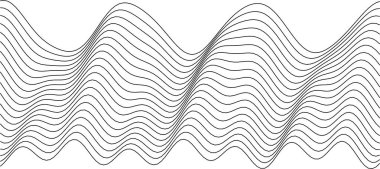 Arkaplan ve dekor için akış çizgileri olan soyut dalga deseni tasarımı.