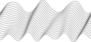 Modern sanat ve dekor projeleri için dinamik dalga desen tasarımı.
