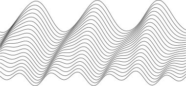 Modern minimalist dekordaki arkaplan ve dokular için soyut dalga deseni tasarımı.