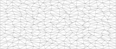 Modern arkaplanlar ve dekoratif grafikler için karmaşık üçgen tasarımlı soyut geometrik desen.