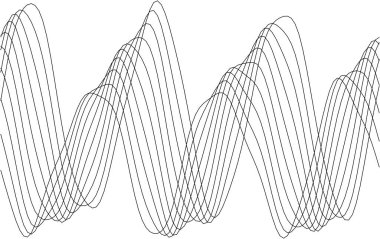 Modern arka planlar ve teknolojik projeler için soyut dalga desen tasarımı.