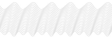 Modern tasarımlar ve minimalist arkaplanlar için soyut gri dalgalı çizgi deseni.