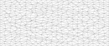 Karmaşık geometrik kaos modeli - modern arkaplan ve doku uygulamaları için soyut ağ tasarımı.