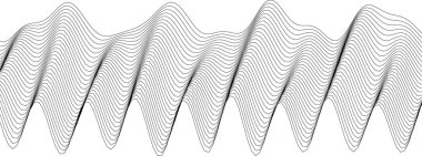 Modern grafik ve yazdırma medya projeleri için sıvı çizgileri ile soyut dalga tasarım deseni.