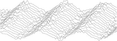 Modern arkaplan ve dokular için soyut geometrik dalga deseni tasarımı.