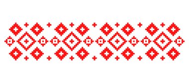 Romen vektör deseni geleneksel nakışlardan esinlenildi