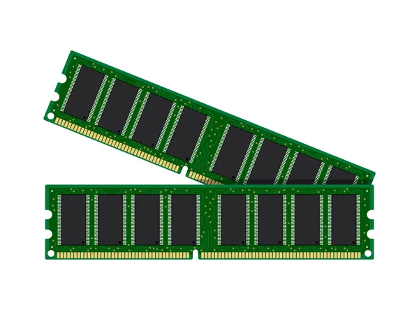Computer Memory Ram Computer Hardware Components — Stock Photo, Image