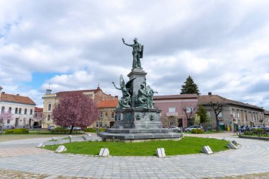 Arad, Romanya ve Avrupa Uzlaşma Parkı 'nda Özgürlük Heykeli