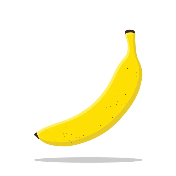 Icona Banana Icona Banana Vettoriale Icona Banana Piatta Isolata — Foto Stock