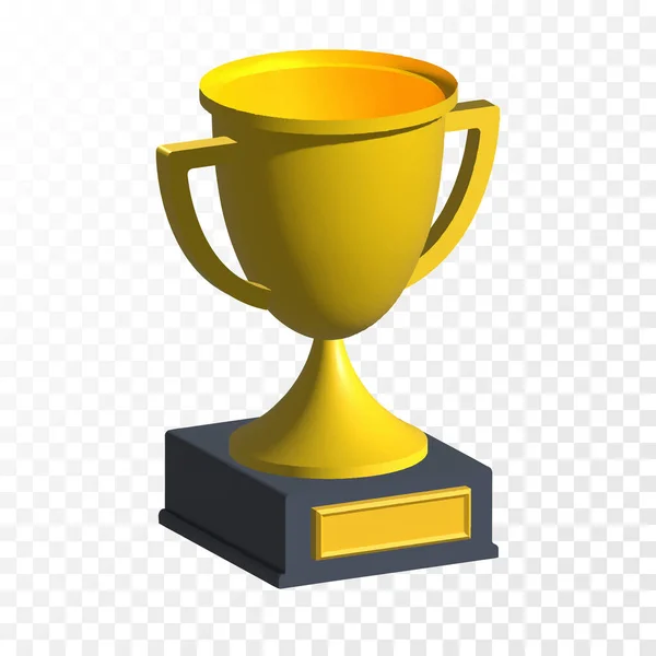 Trophy Cup Champion Trophy Shiny Golden Cup Sport Award Winner — Stock Photo, Image