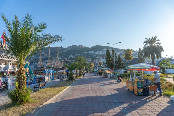 Street View Houses Shops Turkish Resort Town — Stock Photo, Image